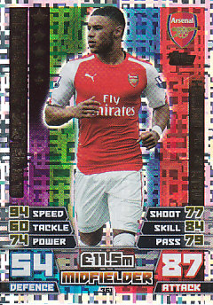 Alex Oxlade-Chamberlain Arsenal 2014/15 Topps Match Attax Man of the Match #361